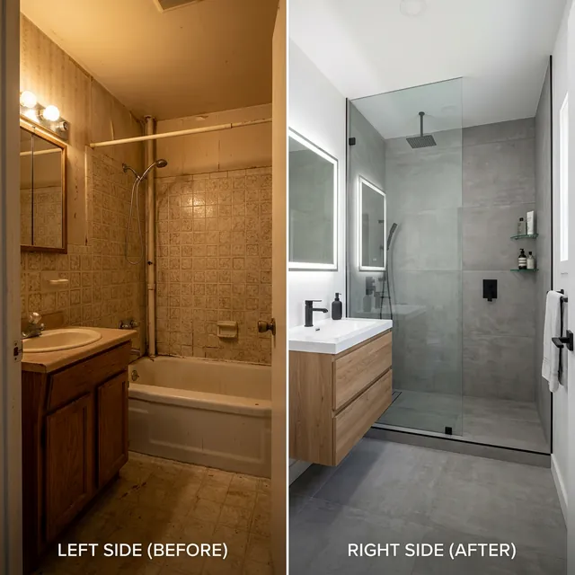 Antes: Reforma de Baño – San Juan