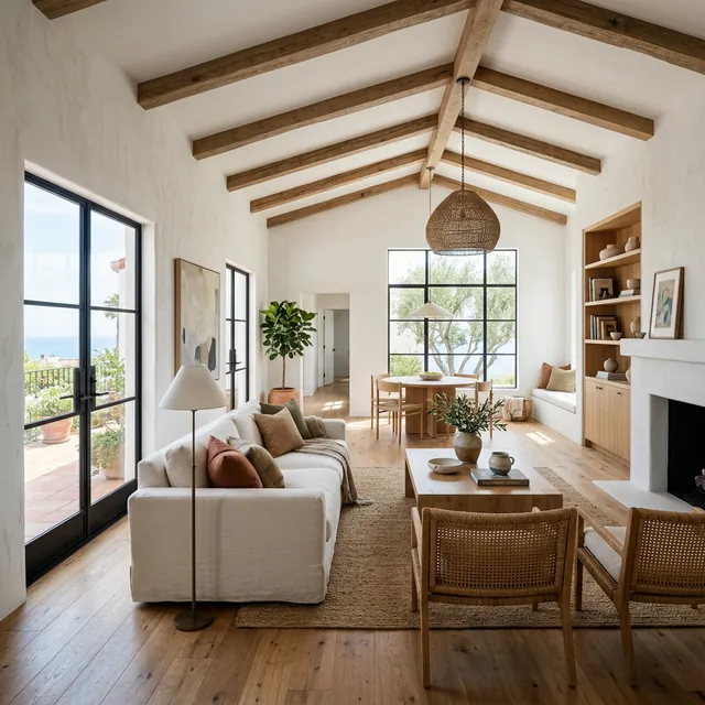 Salón moderno reformado en Alicante con acabados de alta calidad